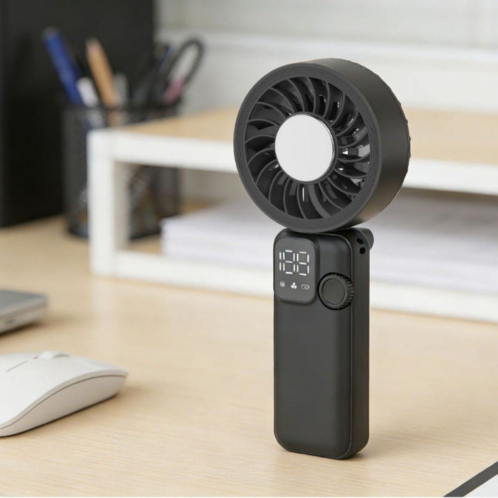 Ladies portable mini air circulator with temperature display Kalsten