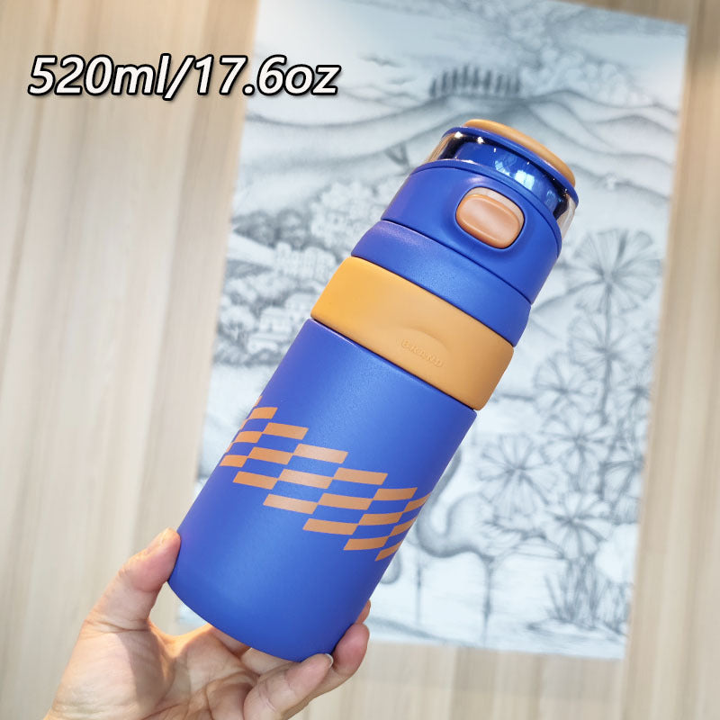 Women's BPA-free water bottle with innovative safety closure Kalsten