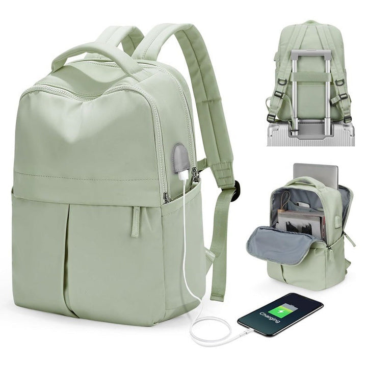 Multifunctional Laptop Backpack with USB Port and Versatile Compartments Kalsten