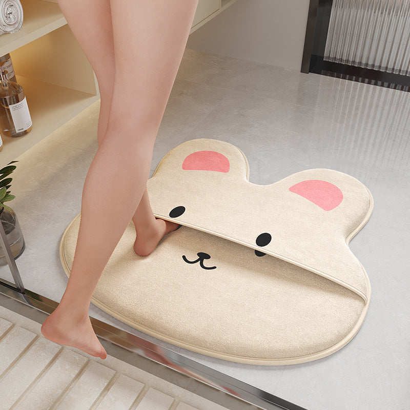 Cute Cartoon Bear Bath Mat Kalsten 1786979945