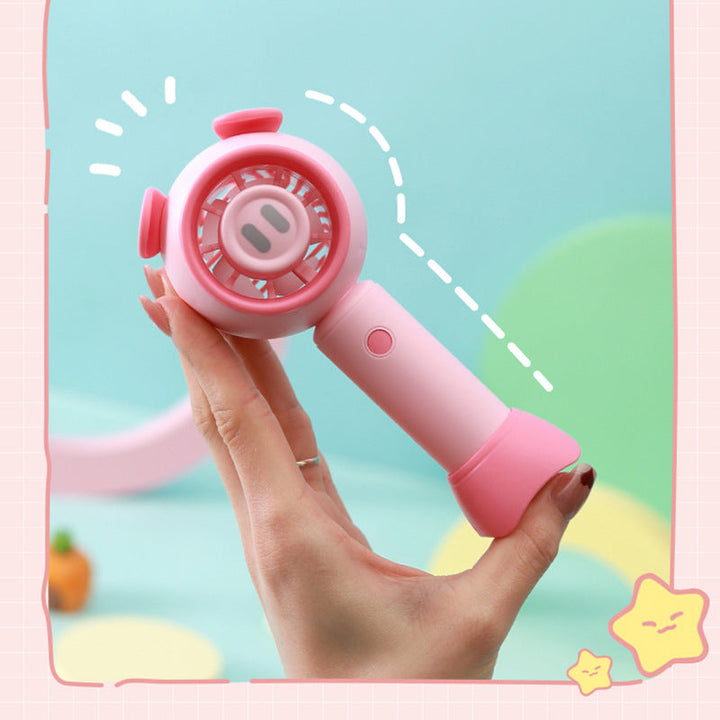 Women's Portable Mini Hand Fan with Animal Design Kalsten