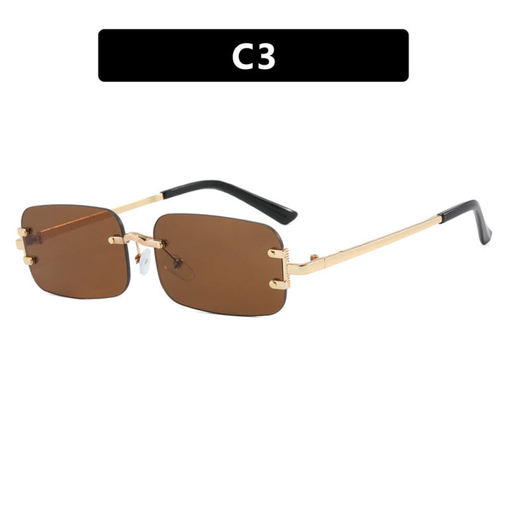 Ladies square sunglasses with high-quality metal frame Kalsten