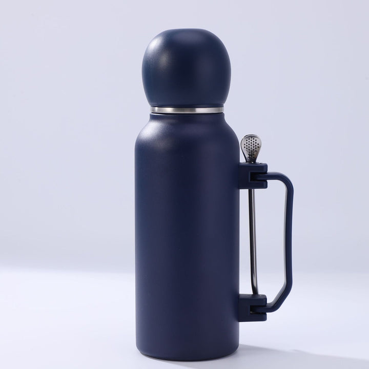 Women practical insulated bottle with integrated tea strainer Kalsten