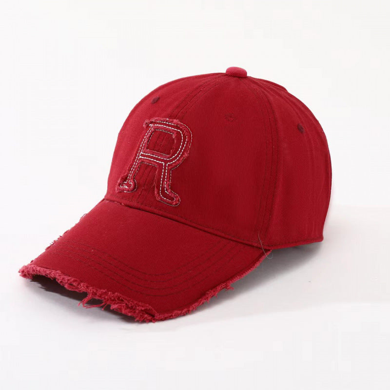 Women's Distressed Embroidered Baseball Cap Kalsten