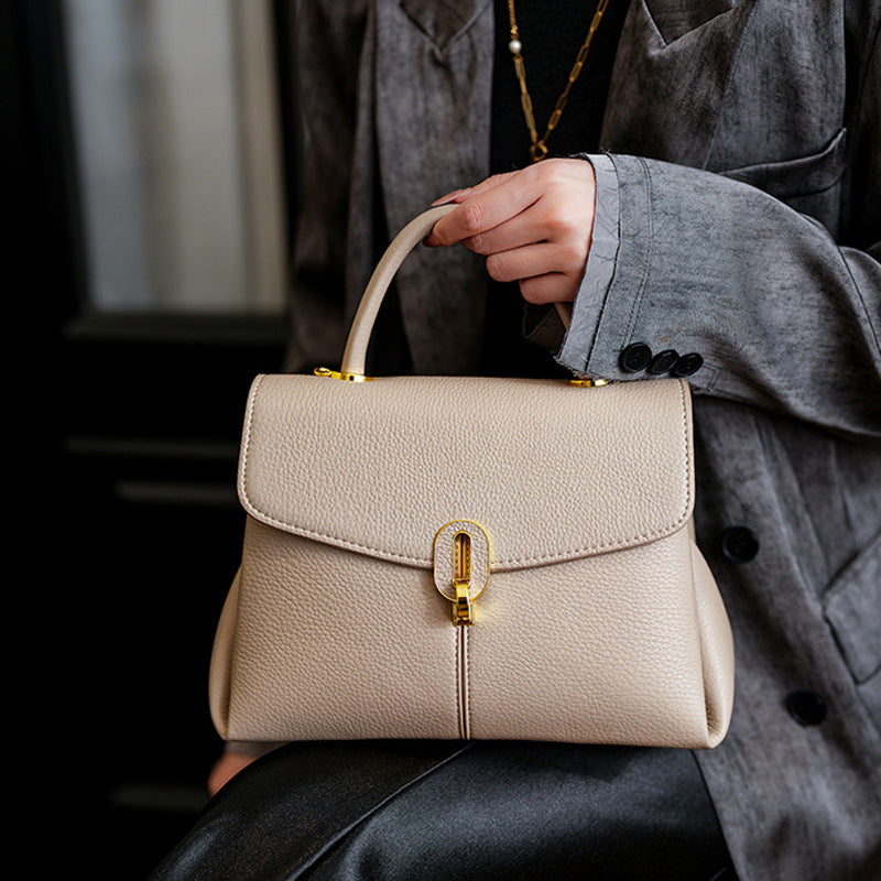 Elegant Handcrafted Structured Handbag Kalsten