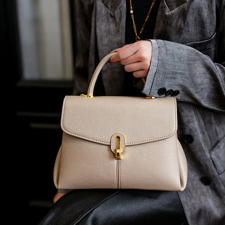 Elegant Handcrafted Structured Handbag Kalsten