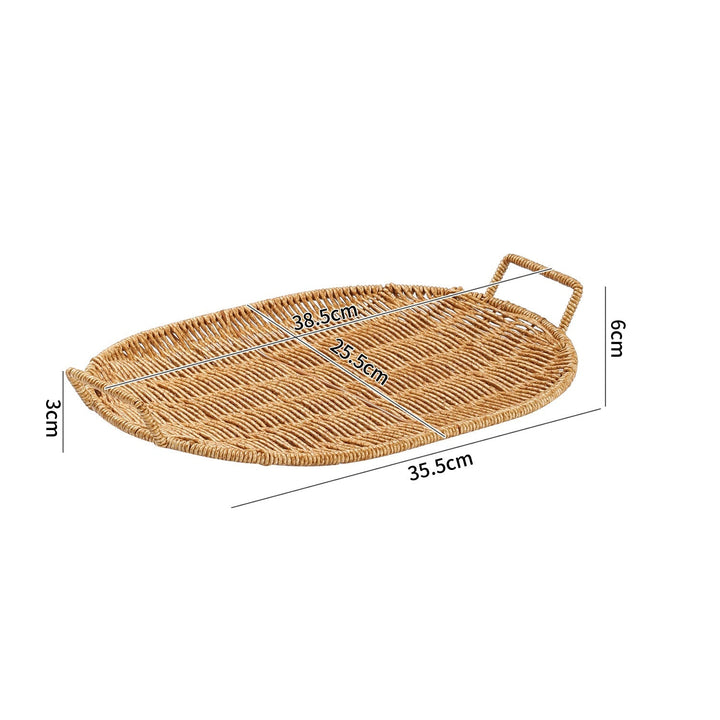 Handwoven Decorative Serving Basket Kalsten
