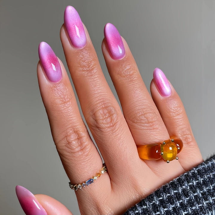 Glossy Ombre Stiletto Press-On Nails Set Kalsten