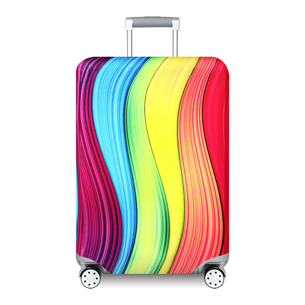 Unisex nan Kids Luggage Cover for Hard Shell Suitcases with Fun Space Design made of Elastic Polyester-Spandex Kalsten