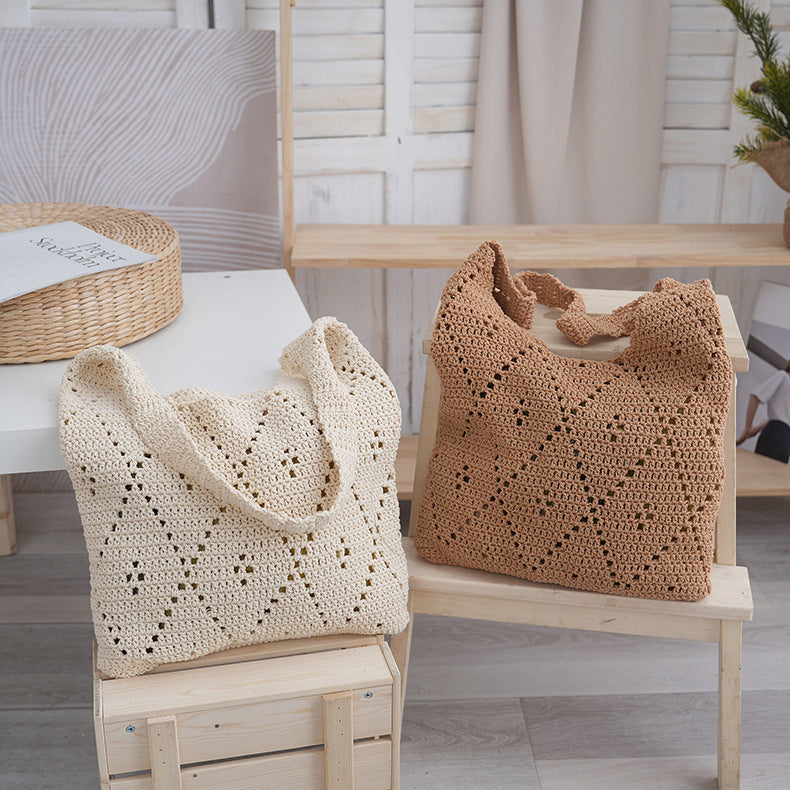 Handmade Macrame Tote Bag Kalsten