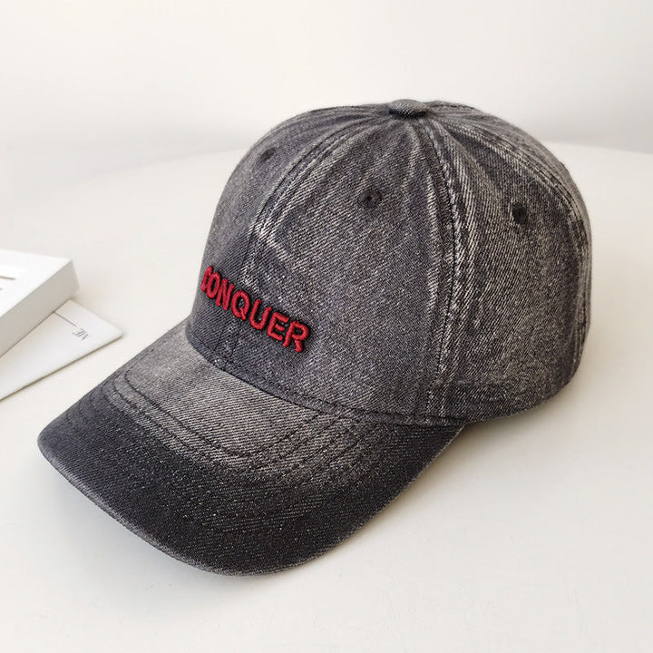 Women's Embroidered Casual Denim Cap Kalsten