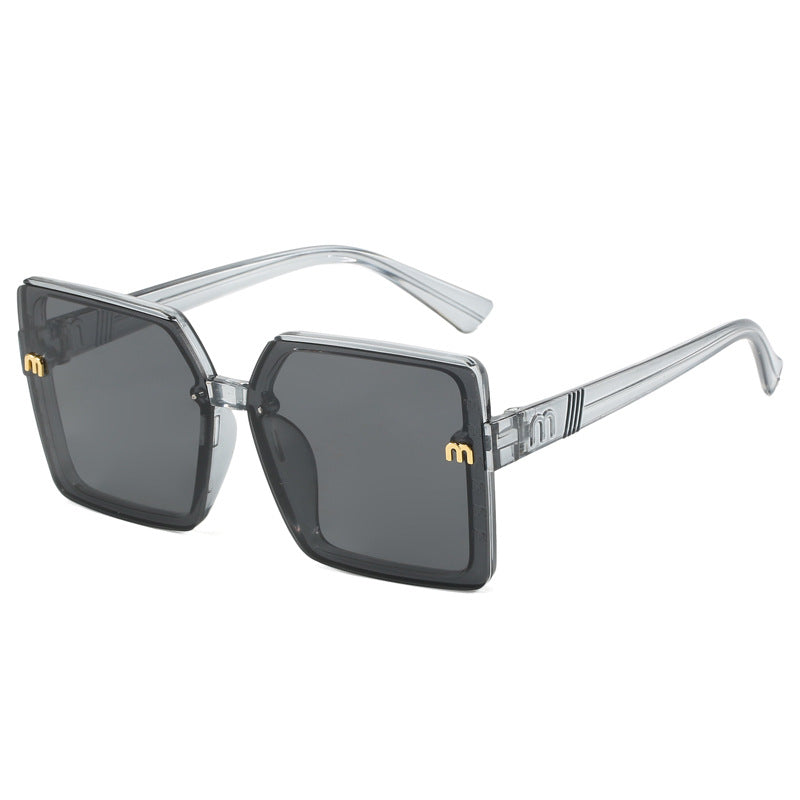 Women's stylish square sunglasses with mirrored gradient Kalsten