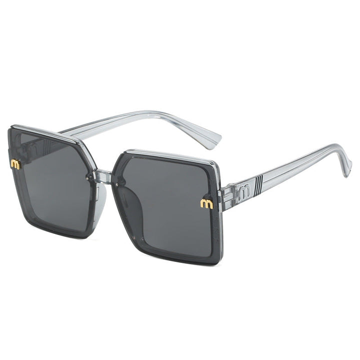 Women's stylish square sunglasses with mirrored gradient Kalsten