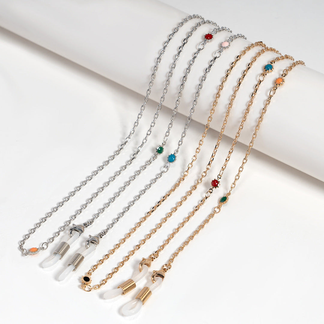 Decorative Gemstone Eyewear Chain Kalsten