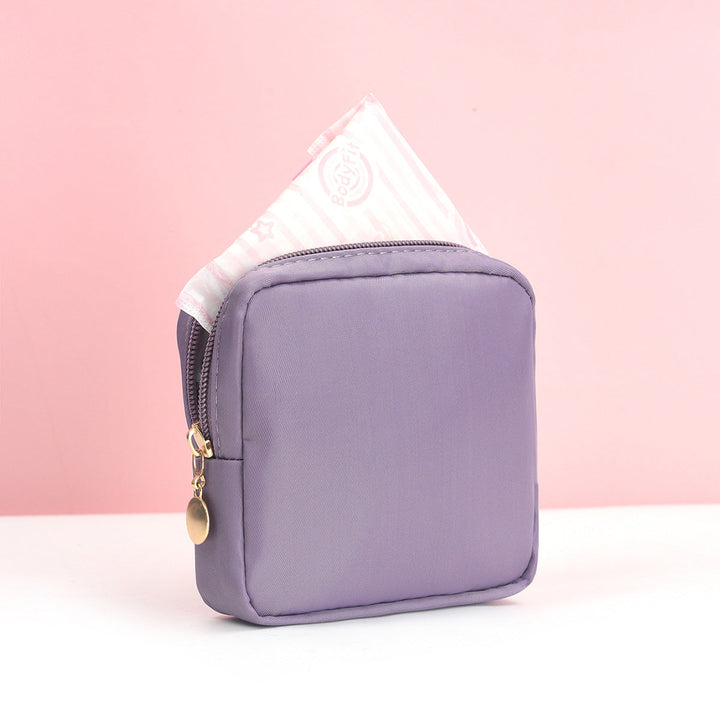 Cosmetic storage bag with fine stripe pattern Kalsten