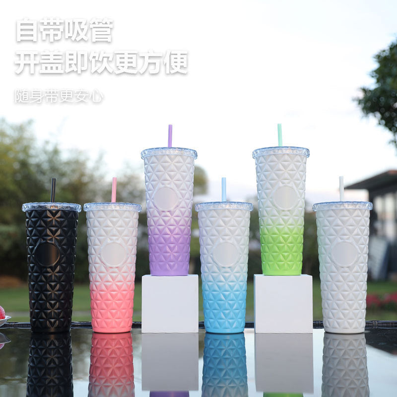 Women's modern drinking bottle with textured design Kalsten