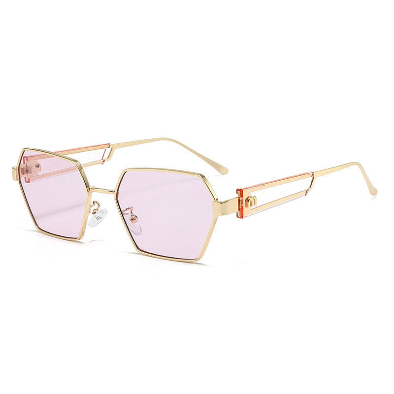 Women's Hexagon Sunglasses with Luxurious Metal Accents Kalsten