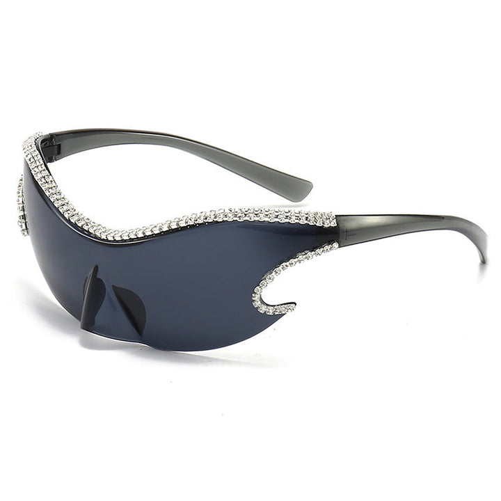 Women's glamorous sunglasses with sparkling rhinestone embellishment Kalsten
