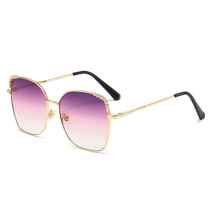 Elegant Square Sunglasses with Sparkling Accents Kalsten
