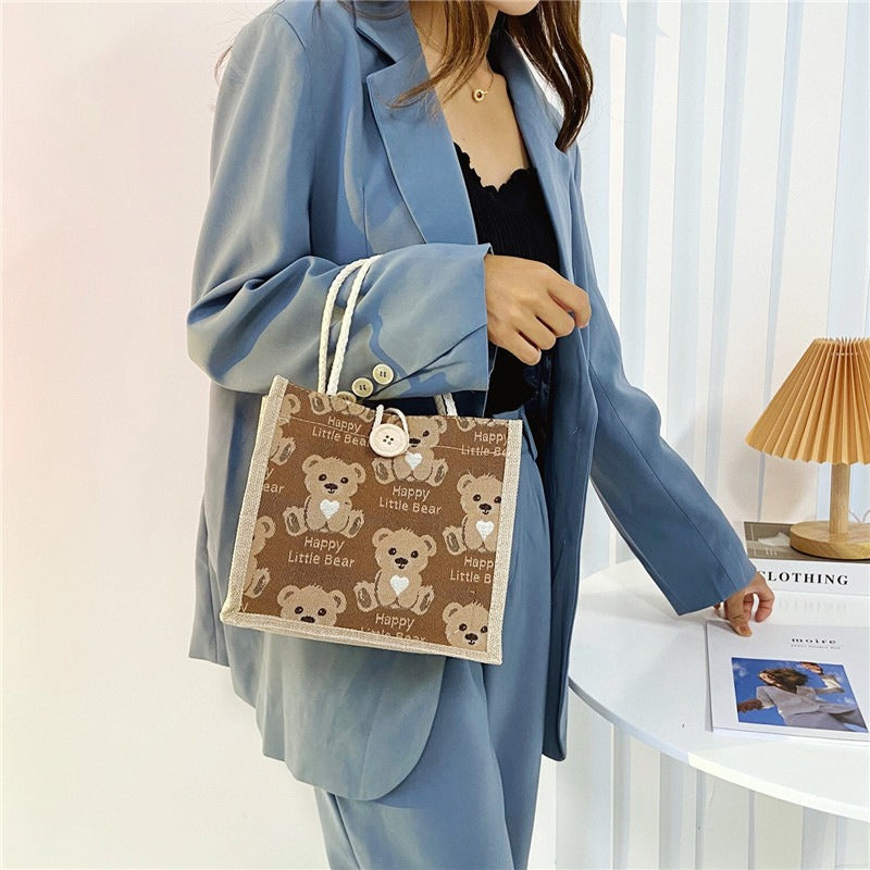 Shoulder bag with sweet bear motif Kalsten