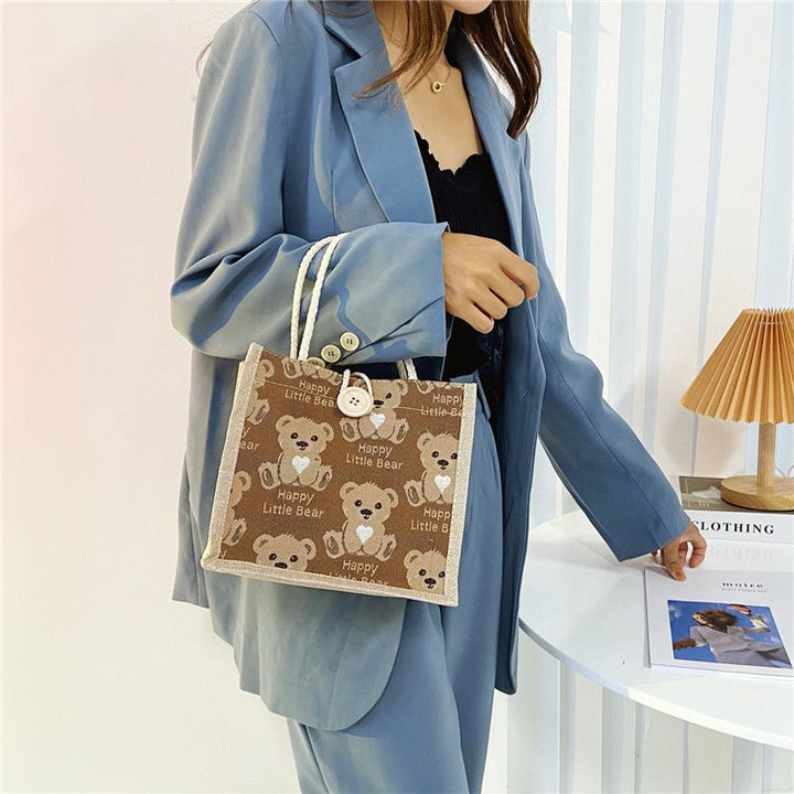 Shoulder bag with sweet bear motif Kalsten