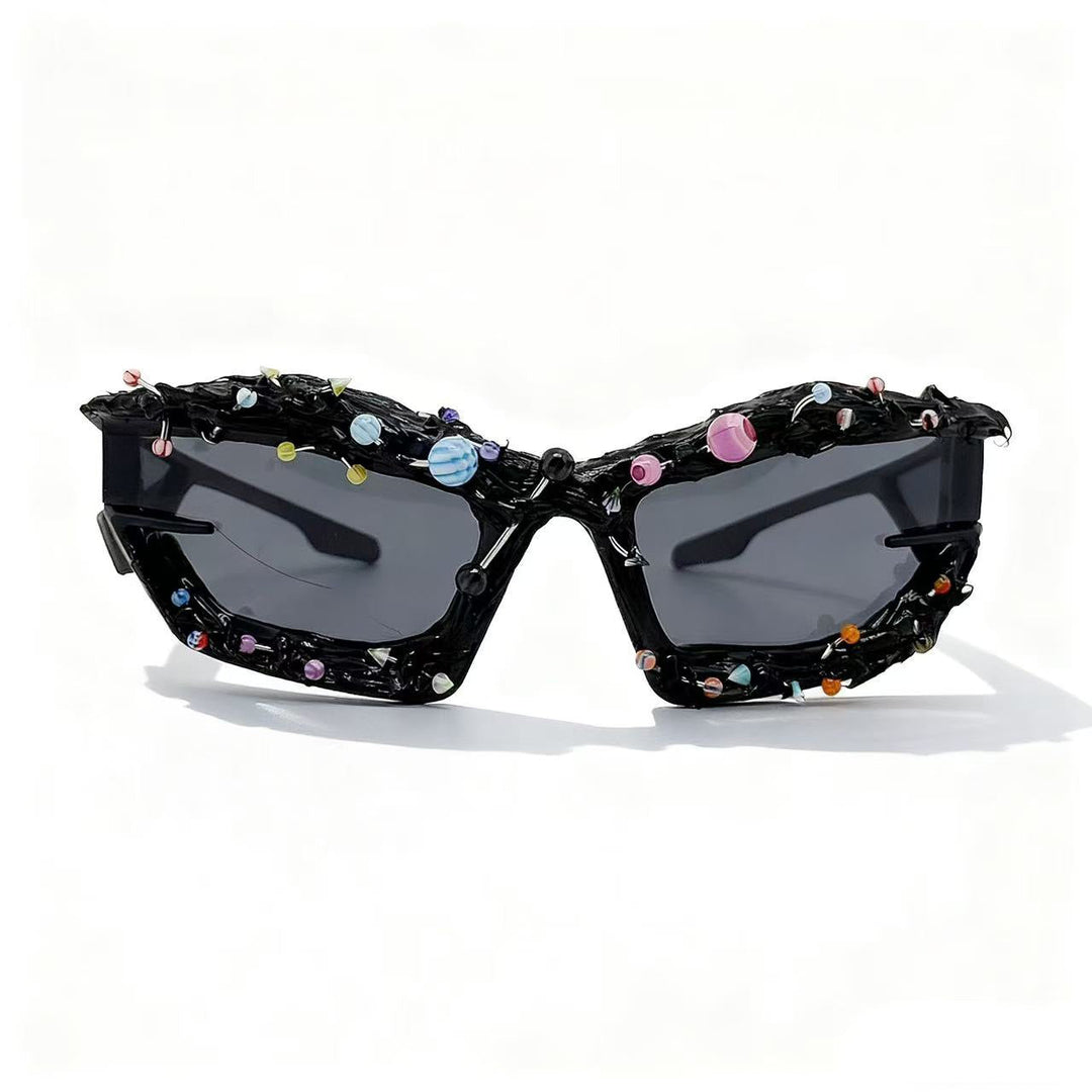 Ladies sunglasses with creative decor and distinctive frame Kalsten