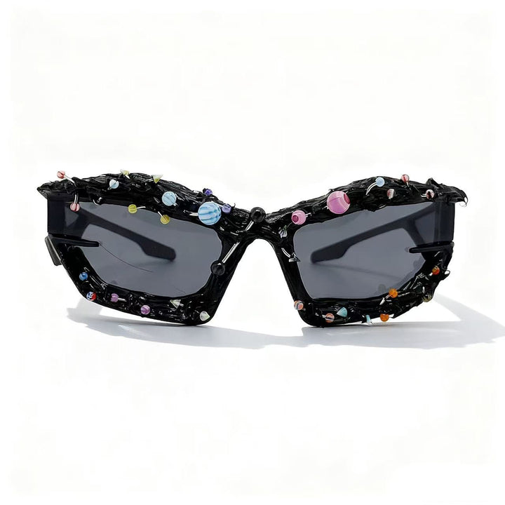 Ladies sunglasses with creative decor and distinctive frame Kalsten