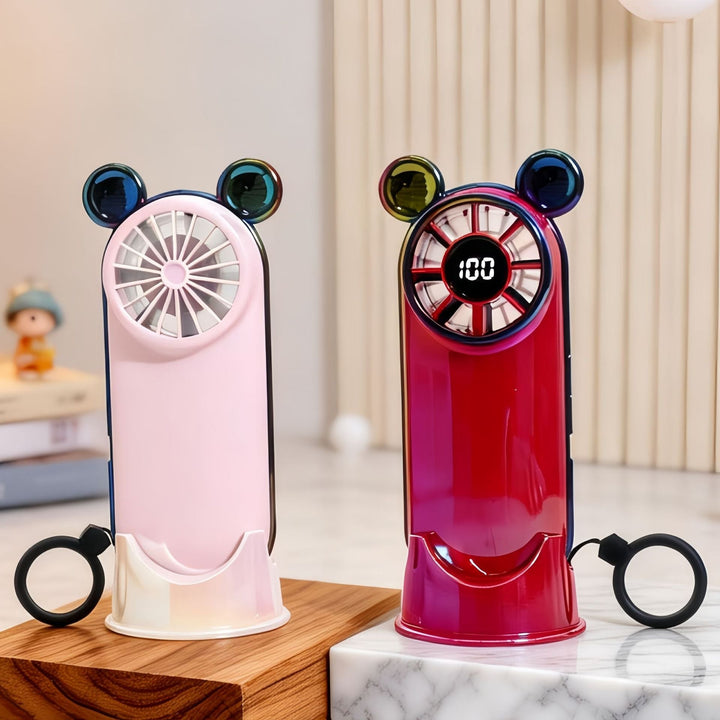Women Portable Mini Fan with LCD Display Kalsten