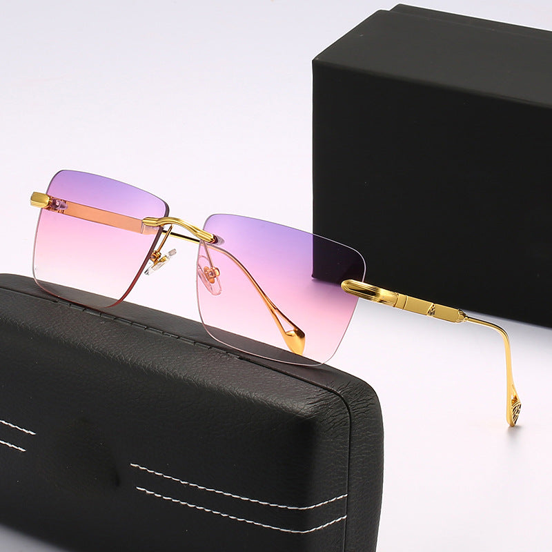 Women's fashionable square sunglasses with luxurious metal accents Kalsten