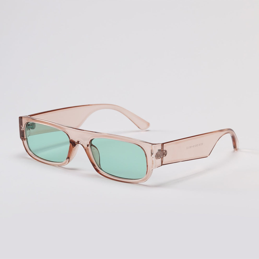 Women's stylish vintage sunglasses with transparent frame and lightly tinted lenses Kalsten