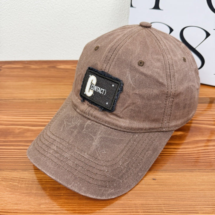 Men's Vintage-Inspired Distressed Cap Kalsten