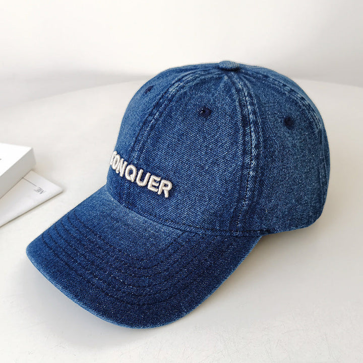 Women's Embroidered Casual Denim Cap Kalsten