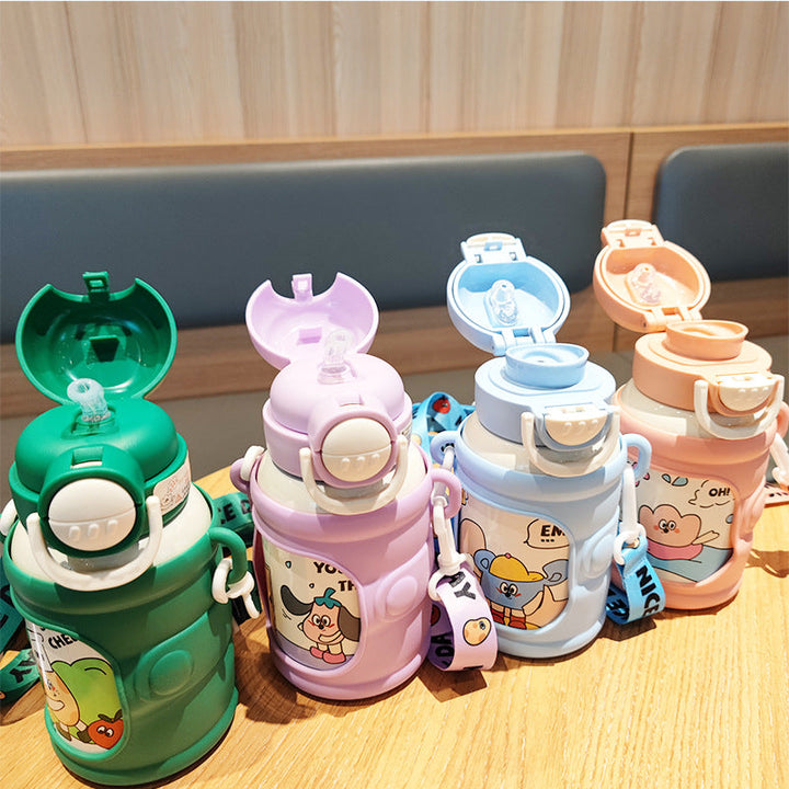Women’s creative drinking bottle with stable silicone cover Kalsten