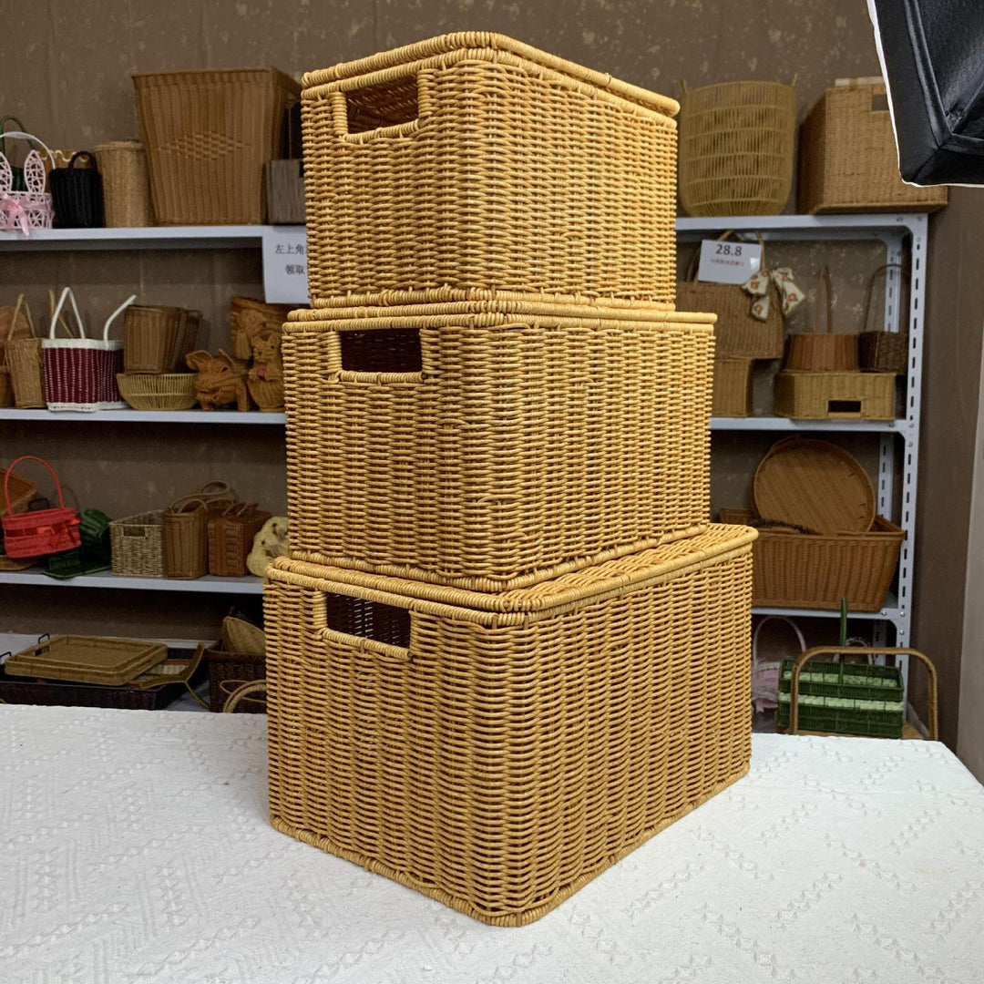 Women’s storage box made of woven material Kalsten