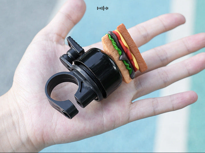 novelty handlebar bicycle bell with silicone popcorn topper and universal clamp Kalsten