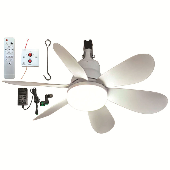 Ceiling fan with modern LED light Kalsten