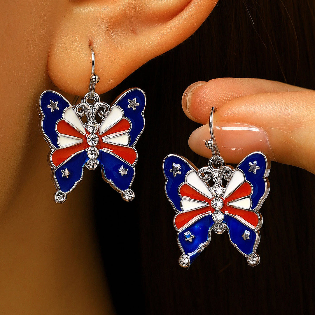 Women's unusual star-rose acrylic earrings with feather-light wearing comfort and fishhook closure Kalsten