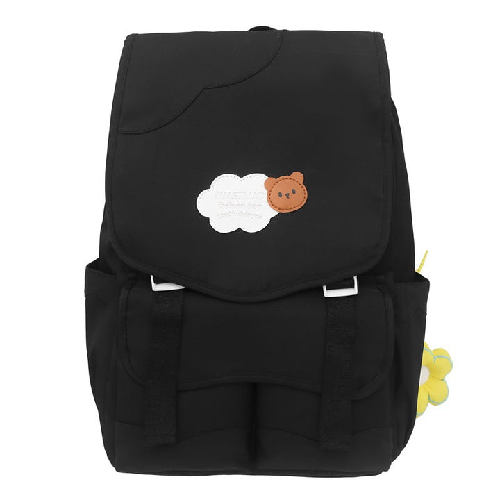 Casual Floral Accent School Backpack Kalsten
