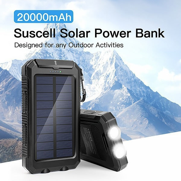 Solar-powered power bank with dual USB connection Kalsten