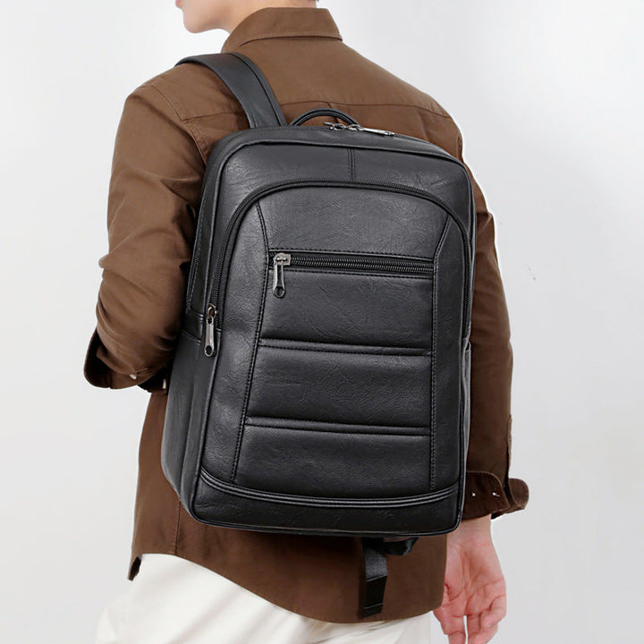 Elegant Backpack Made of Durable Synthetic Leather with Intelligent Compartment System Kalsten