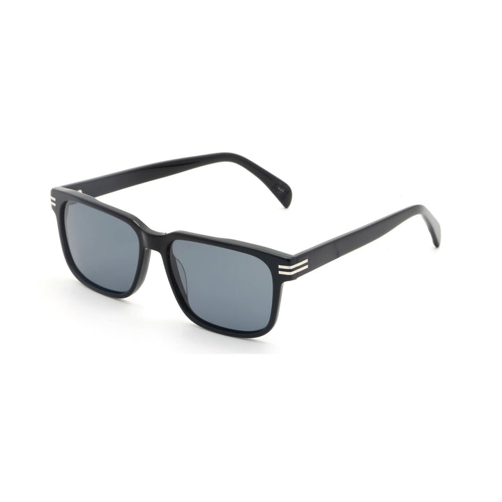 Women's fashionable sunglasses with transparent frame and green lenses Kalsten