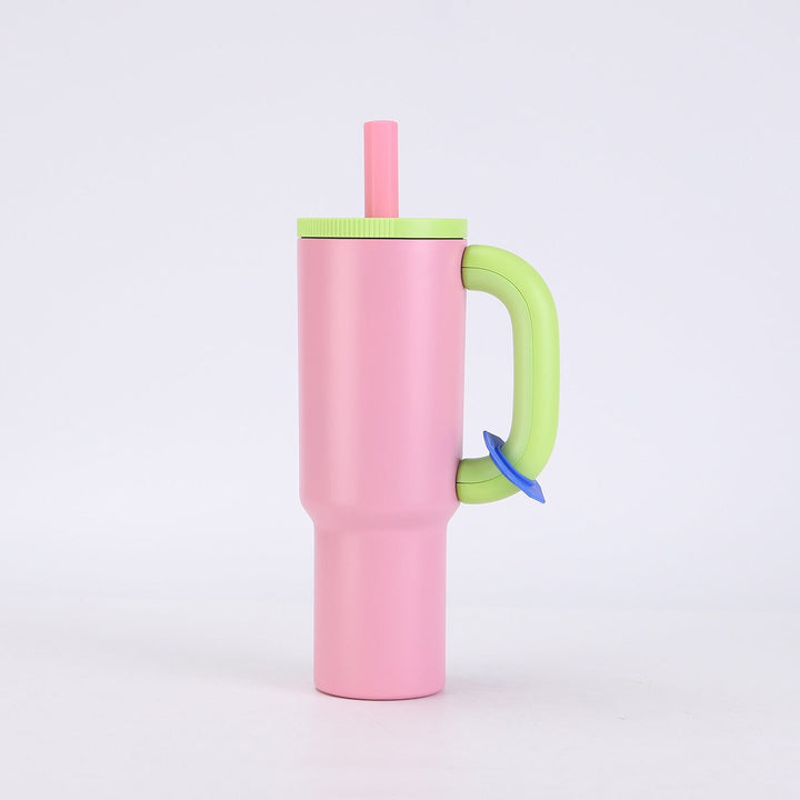 Ladies stylish insulated cup with straw Kalsten