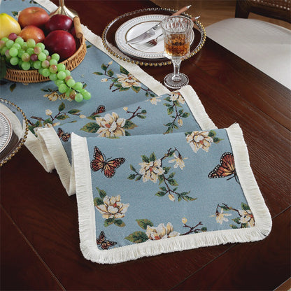 Elegant Floral Decorative Table Runner