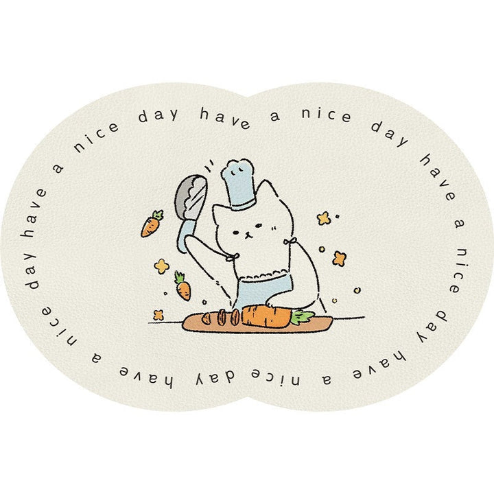 Cute Cartoon Pet-Themed Mat Kalsten