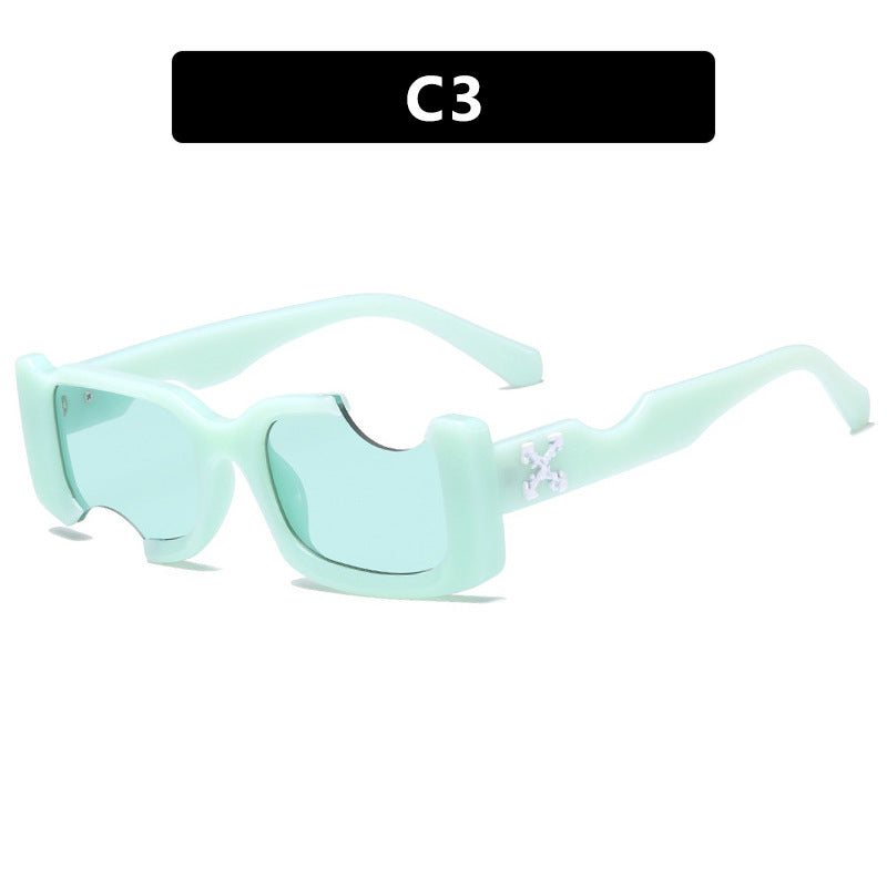 Ladies fashionable sunglasses with distinctive design and sturdy plastic frame Kalsten