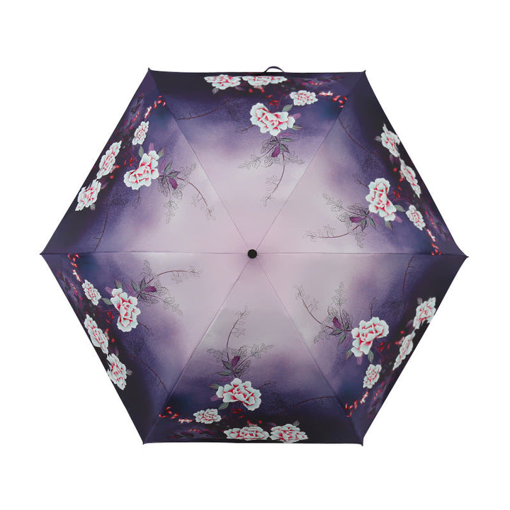 Ladies Elegant Umbrella with Exquisite Floral Design Kalsten