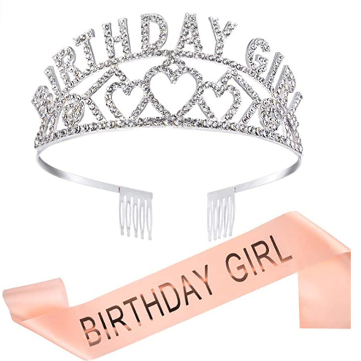 Ladies Glittering Birthday Crown Kalsten