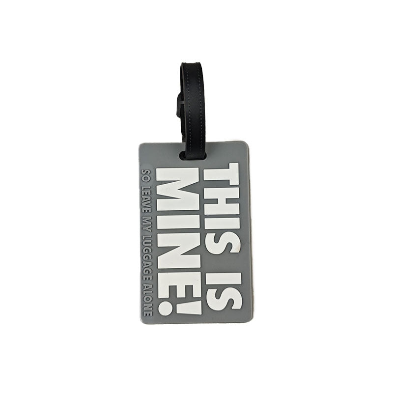 Unisex Luggage Tag with Humorous Message Kalsten