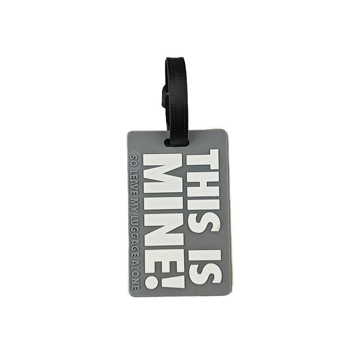 Unisex Luggage Tag with Humorous Message Kalsten
