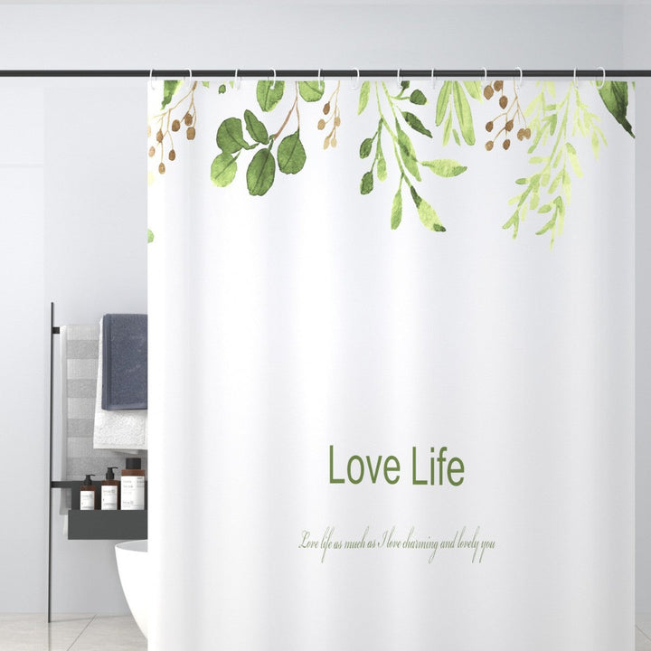 Tropical Cactus-Themed Shower Curtain Kalsten